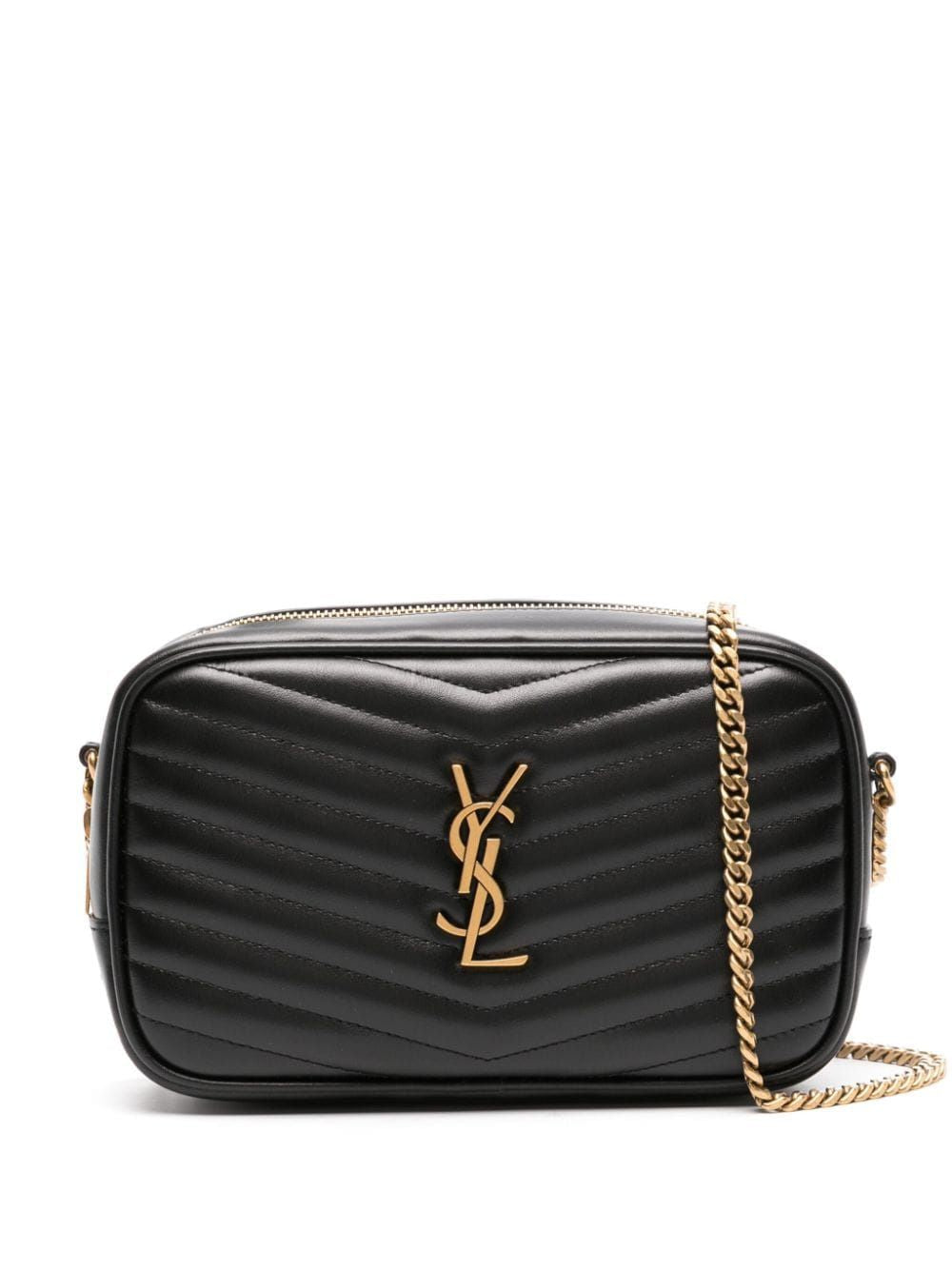 Luxury Saint Laurent Trending 2025 Women's Mini Lou Bag in Nero |