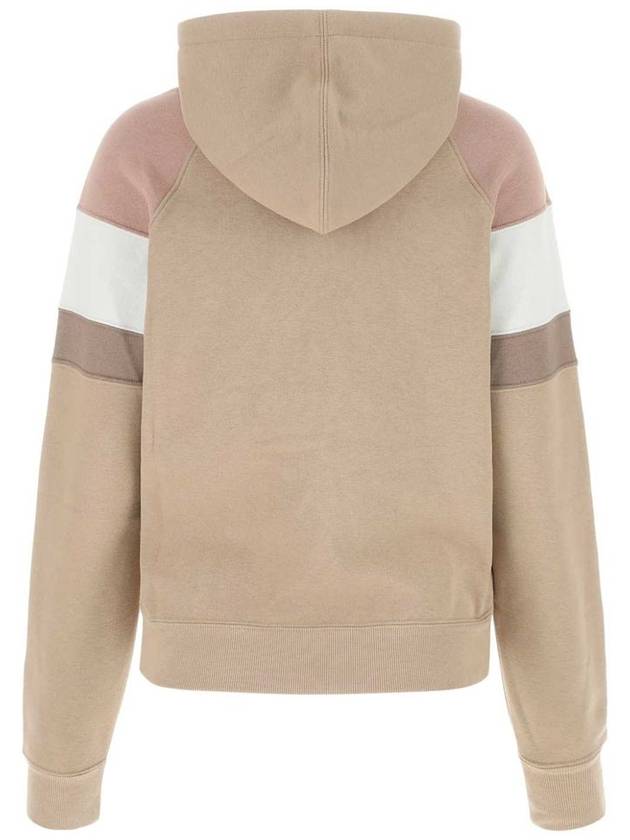 Luxury Saint Laurent Trending 2026 Front Logo Cotton Hoodie Beige