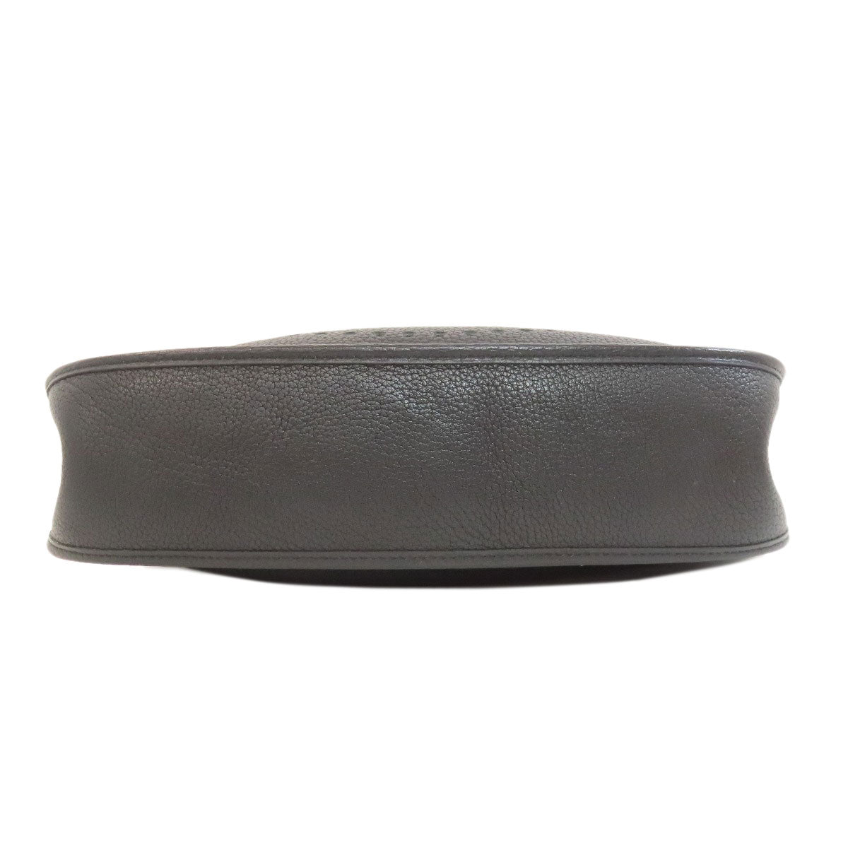 HERMES Shoulder Bag Togo black Evelyn 1 GM Gold Metal Women