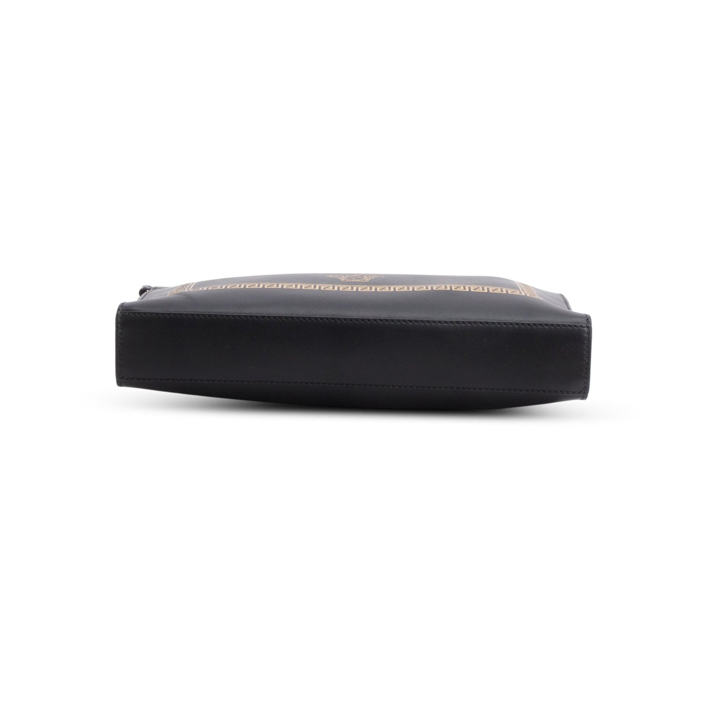 Fendi x Versace Black Leather Clutch
