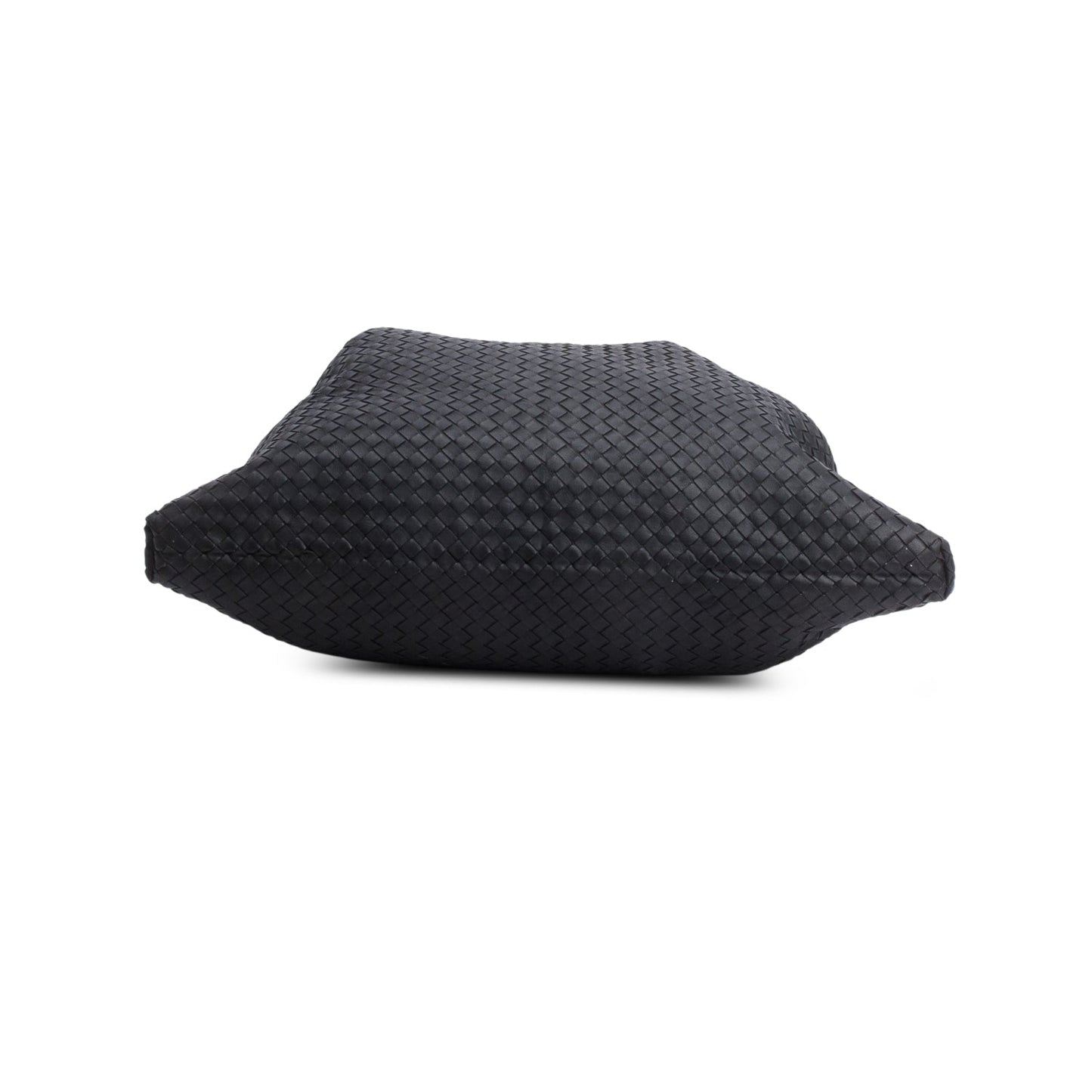 Bottega Veneta Black Nappa Intrecciato Maxi Convertible Tote