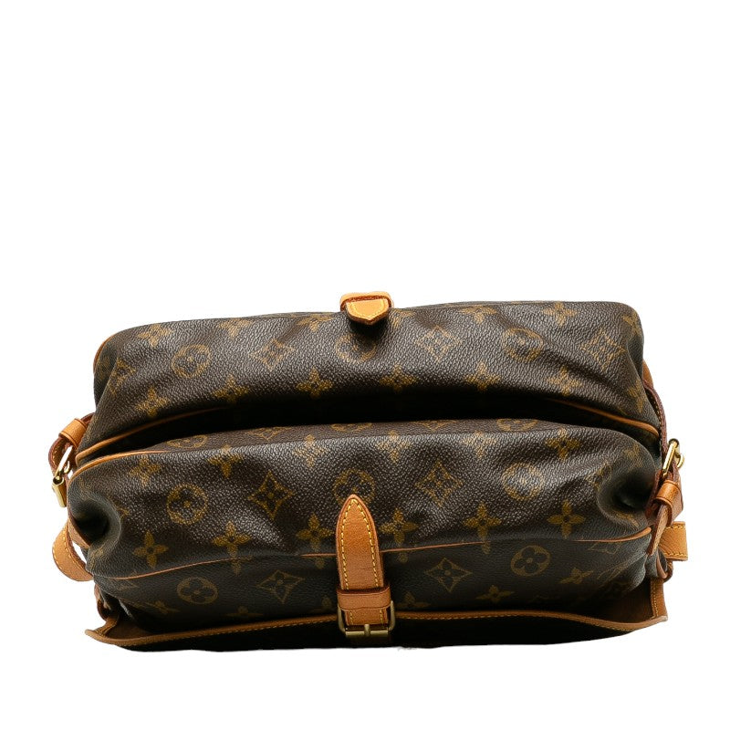 Louis Vuitton Monogram Shoulder Bag PVC/Leather Brown