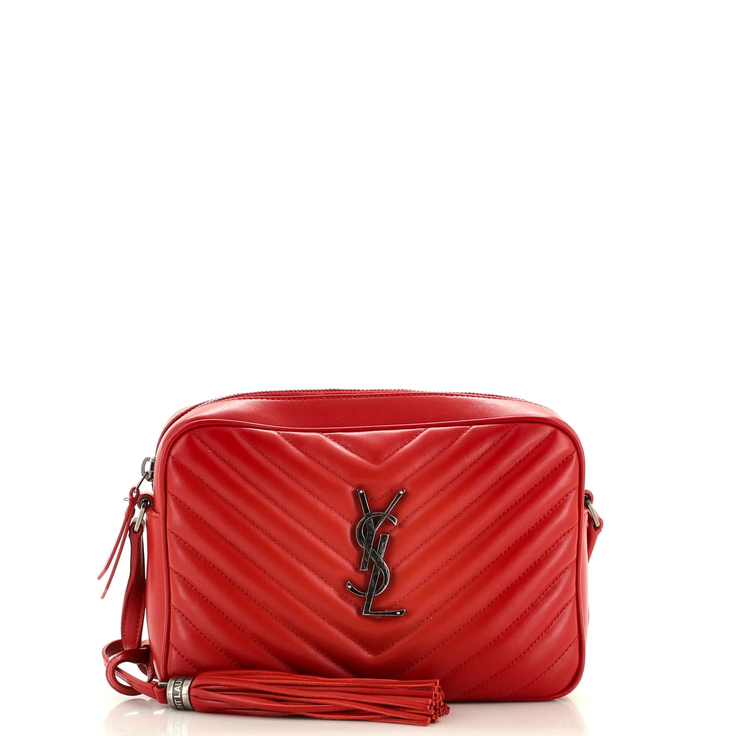Luxury Saint Laurent Trending 2025 Lou Camera Bag Matelasse Chevron Leather Small