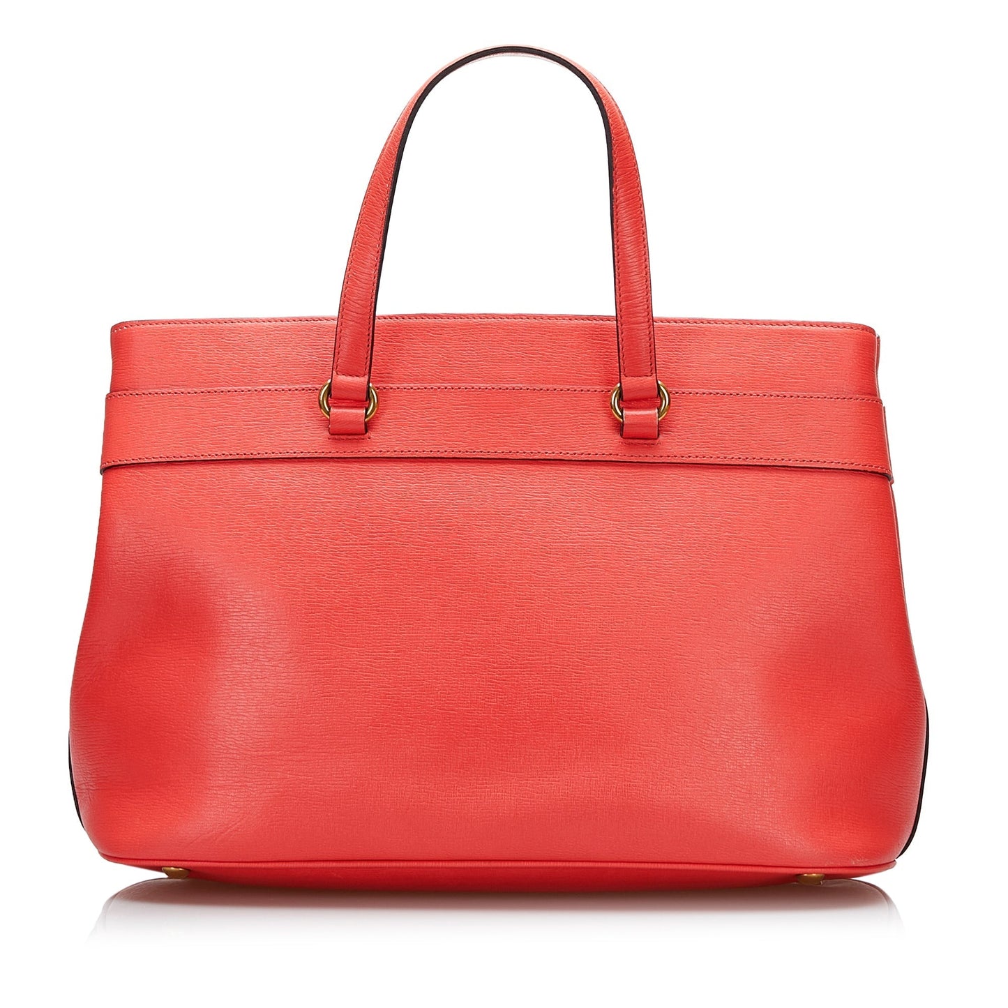 Gucci Orange Leather Shoulder Bag