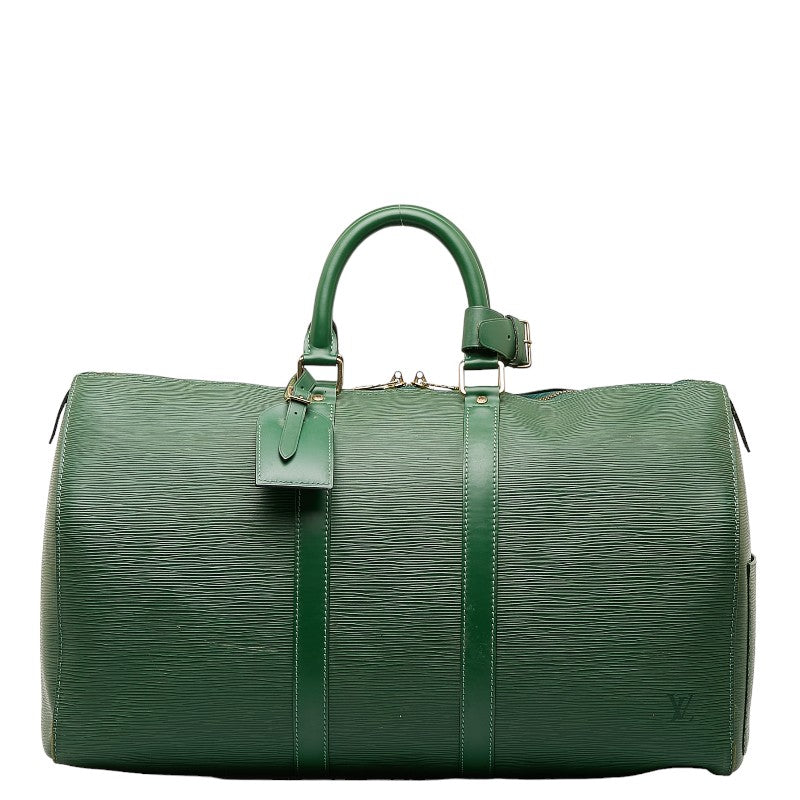 Louis Vuitton Epic Kypopur 45 Boston Bag Travel Bag Borneo Green Leather Ladies Louis Vuitton