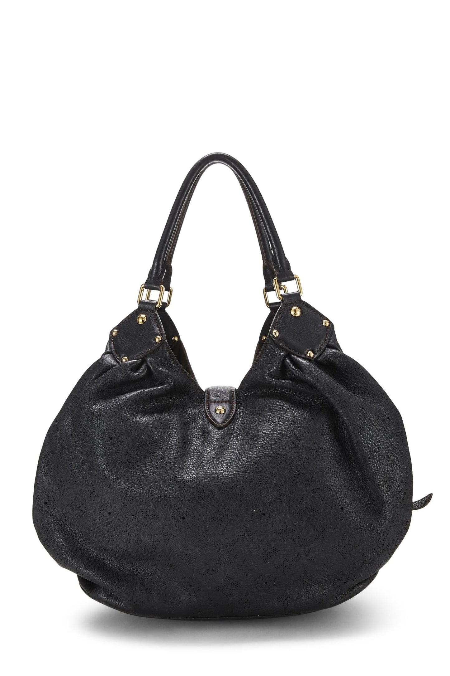 Louis Vuitton, Black Monogram Mahina Large, Black