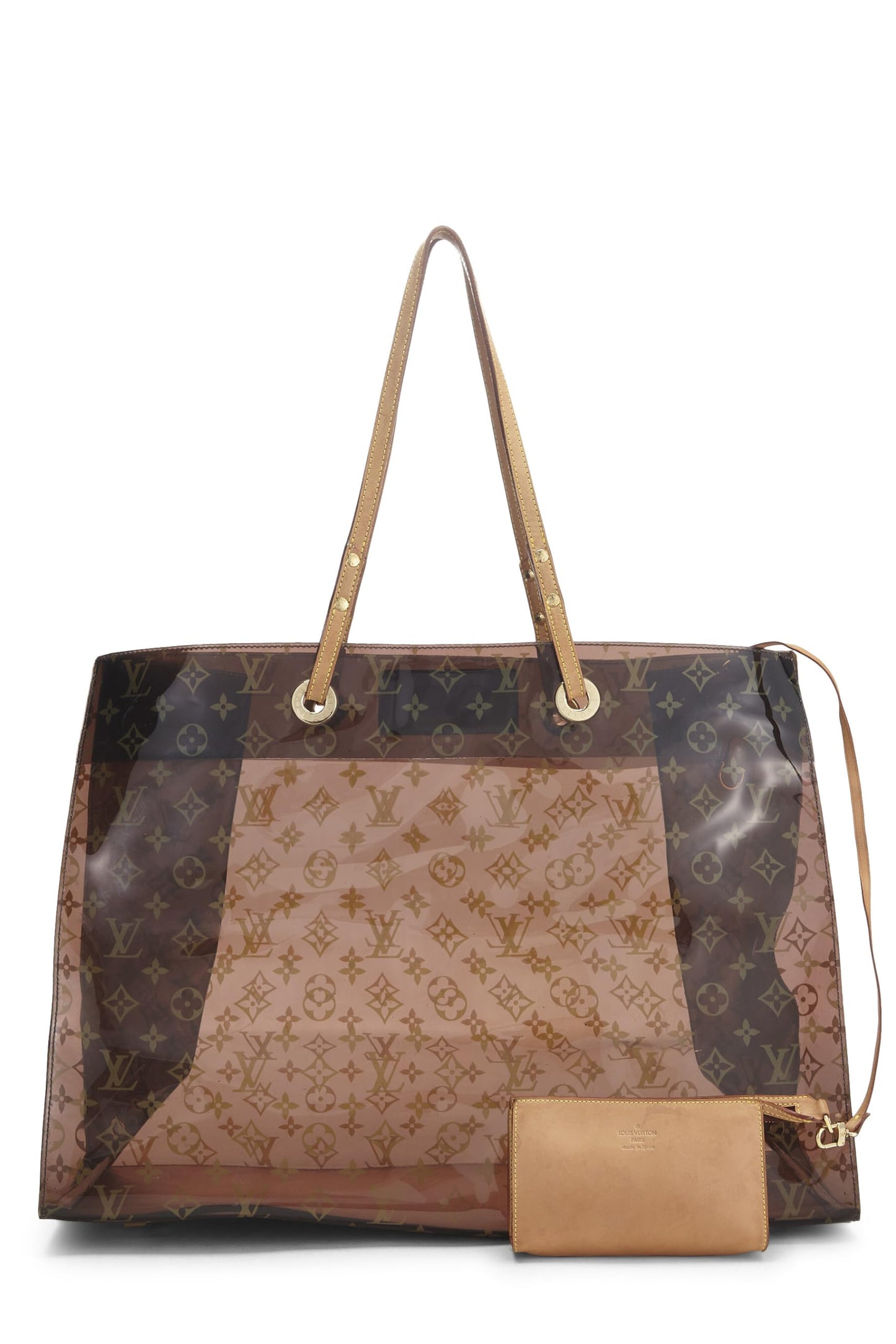 Louis Vuitton, Brown Monogram Vinyl Cruise Cabas Tote GM, Brown