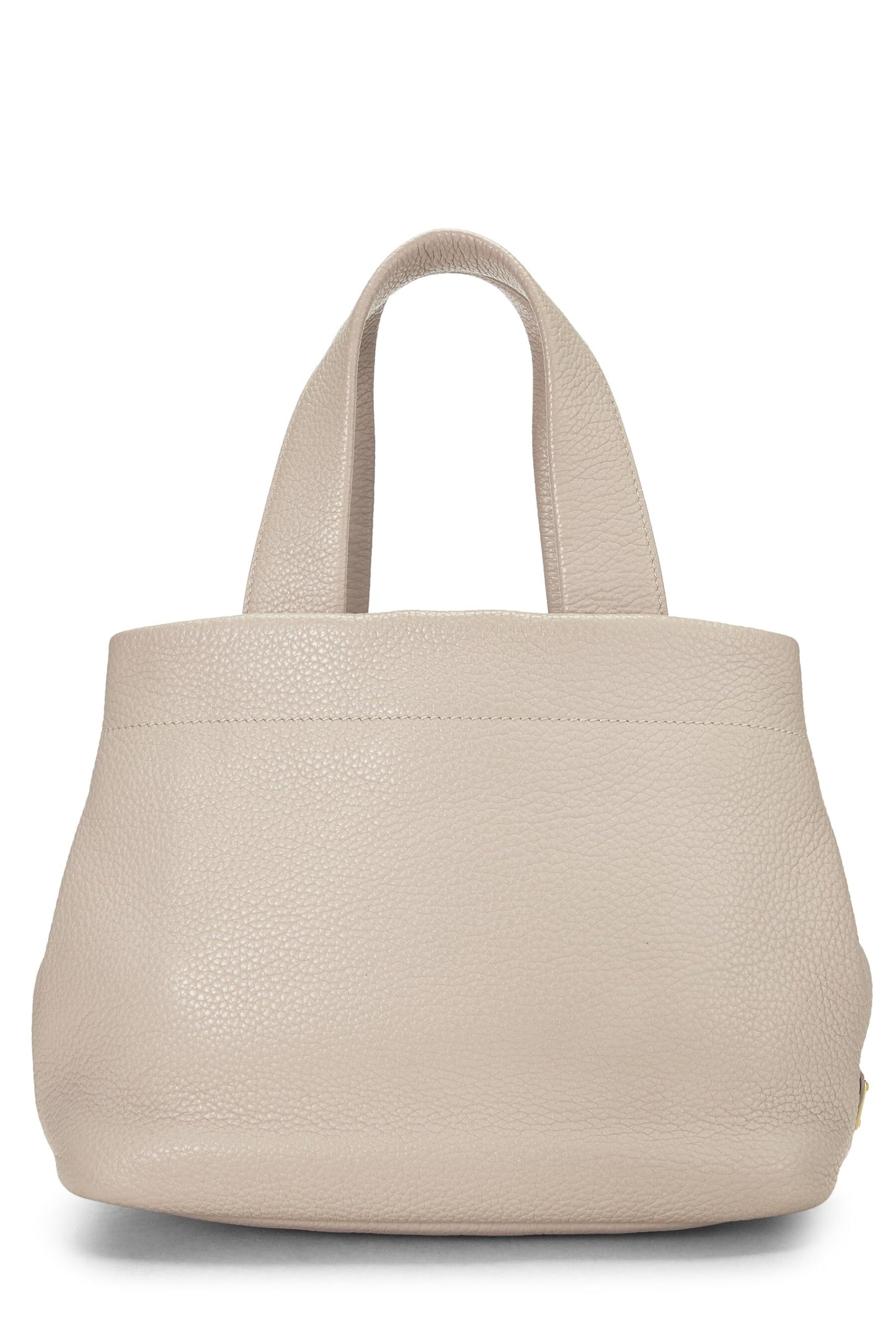 Prada, Pink Vitello Daino Perforated Logo Handbag, Pink