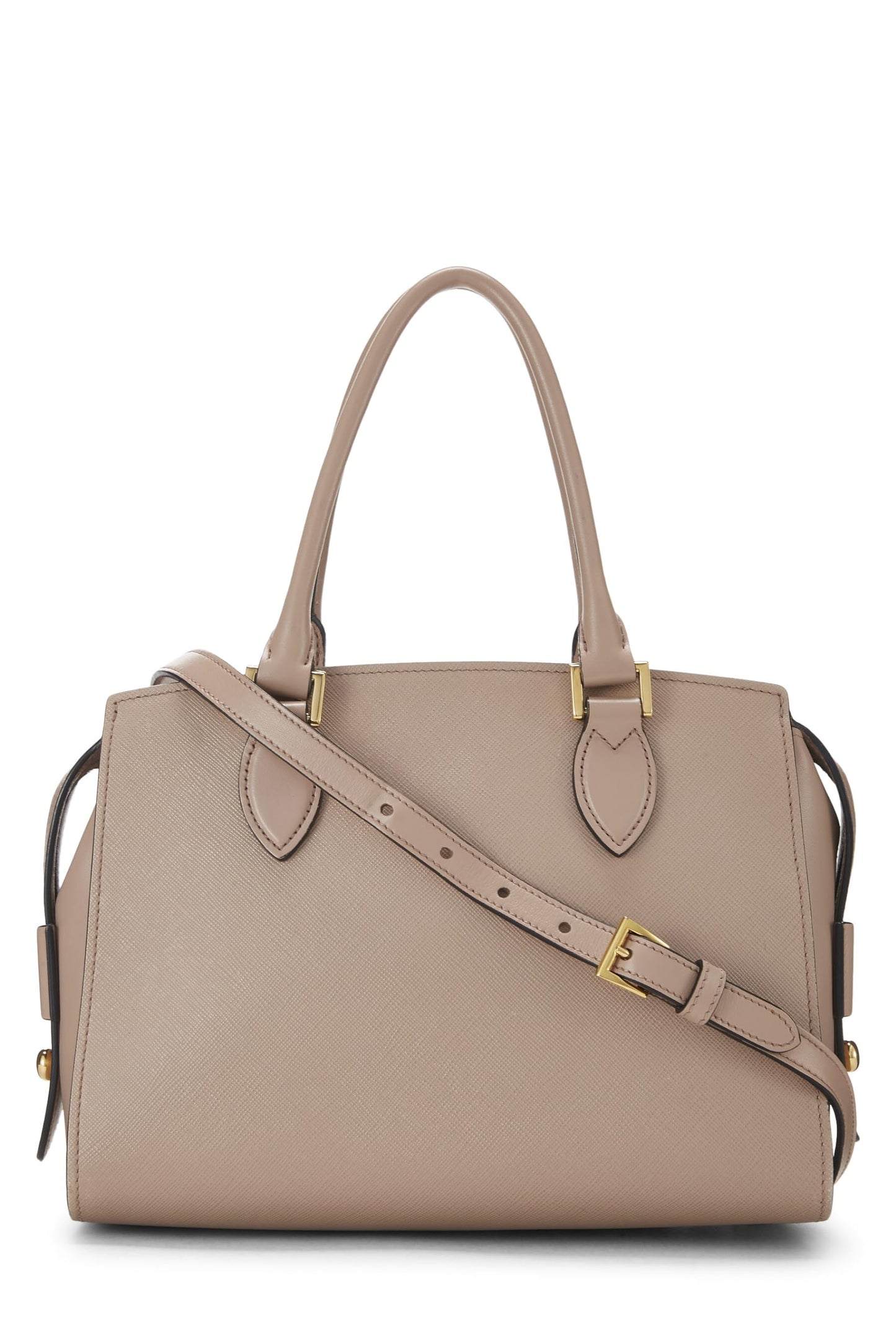 Prada, Pink Saffiano Convertible Handbag, Pink