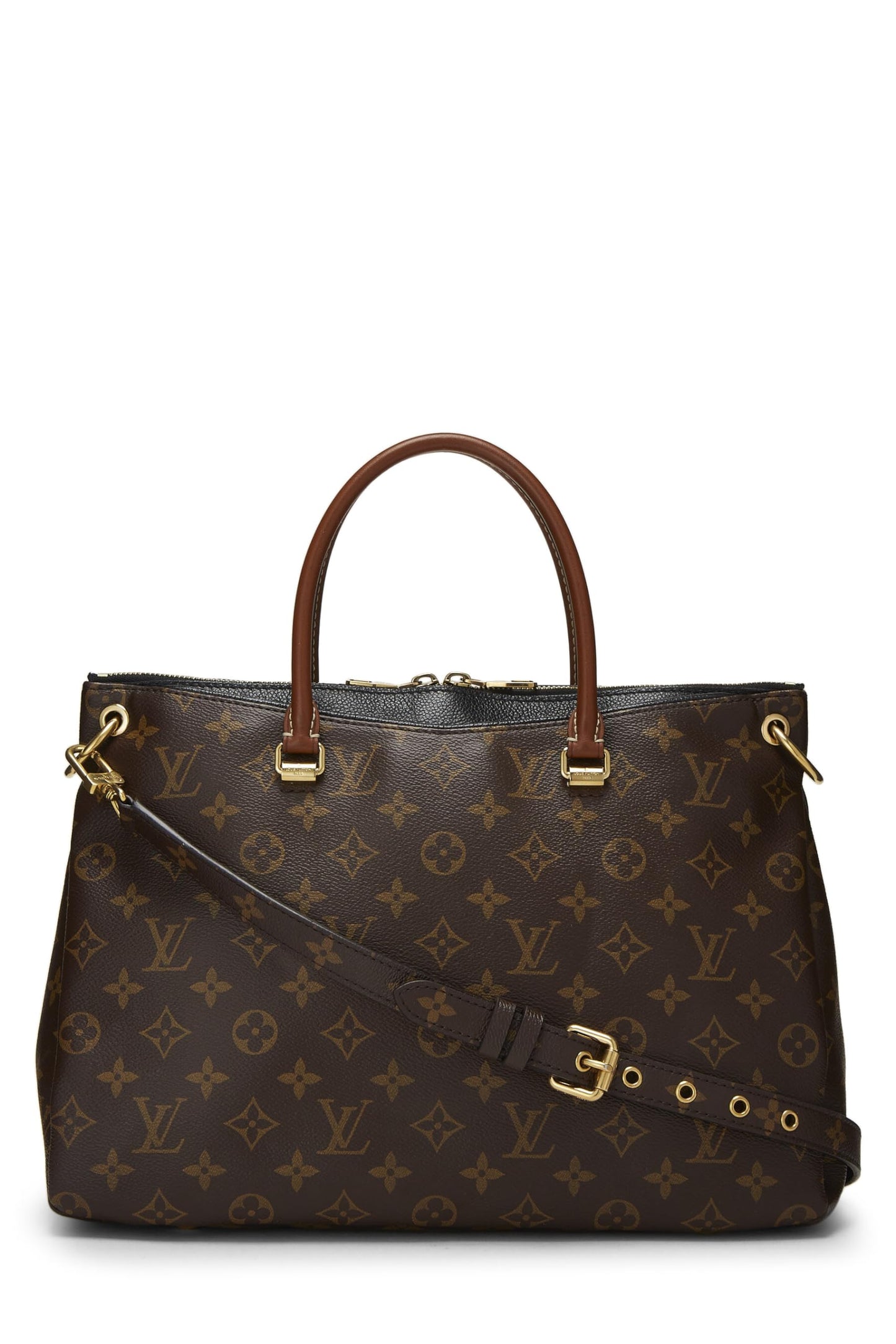 Louis Vuitton, Black Monogram Canvas Pallas, Black