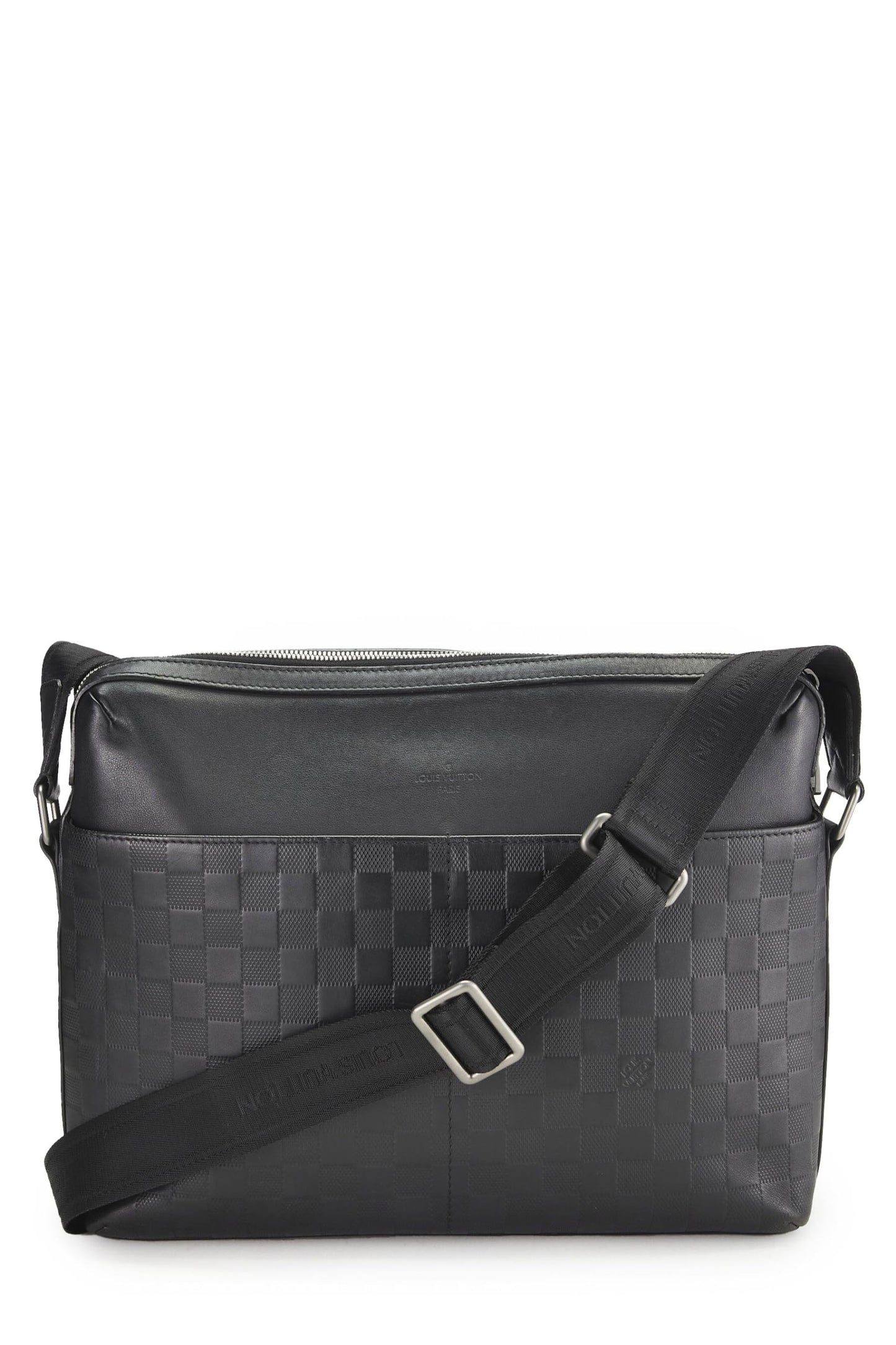 Louis Vuitton, Black Damier Infini Calypso MM, Black