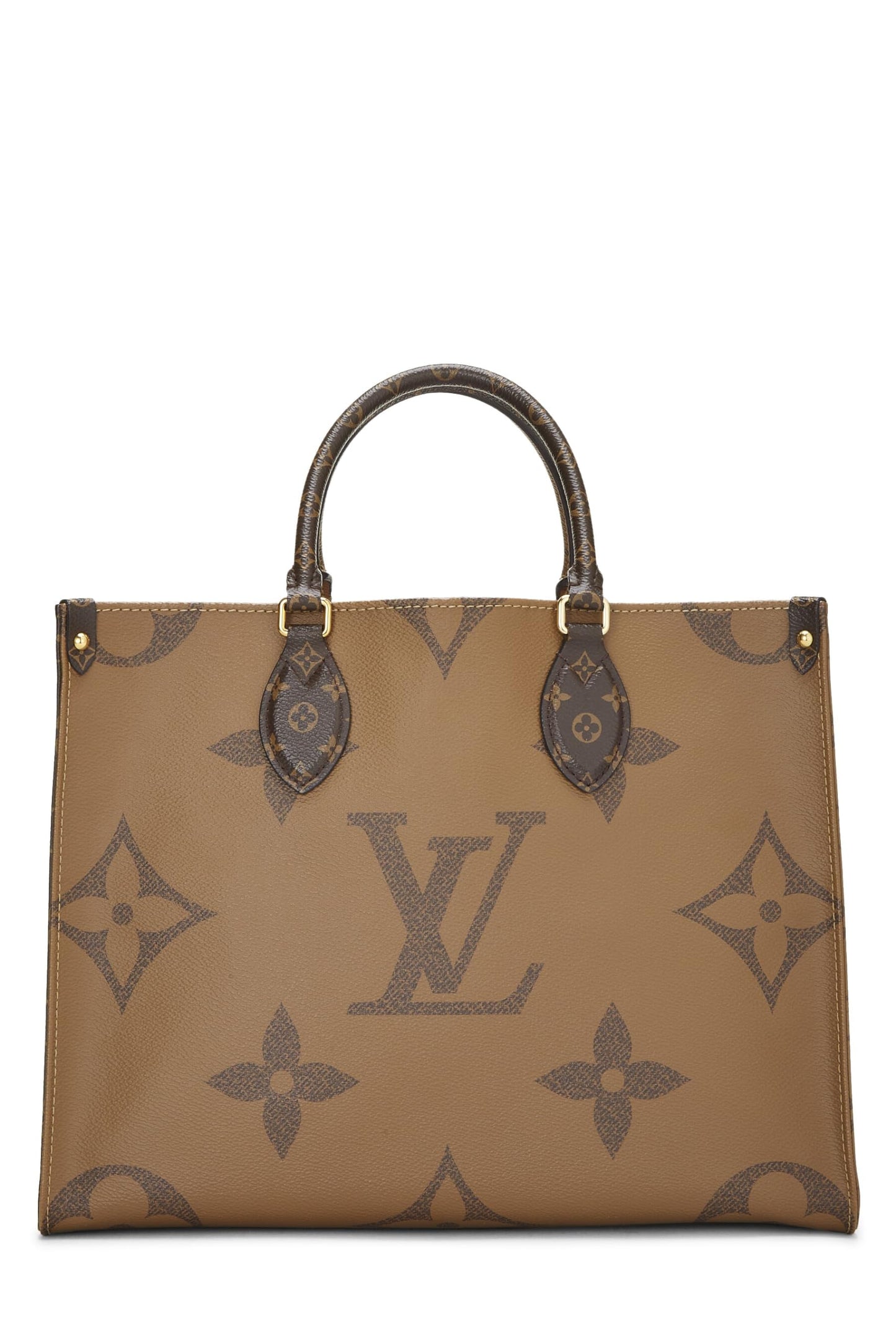 Louis Vuitton, Brown Giant Monogram On The Go MM, Brown