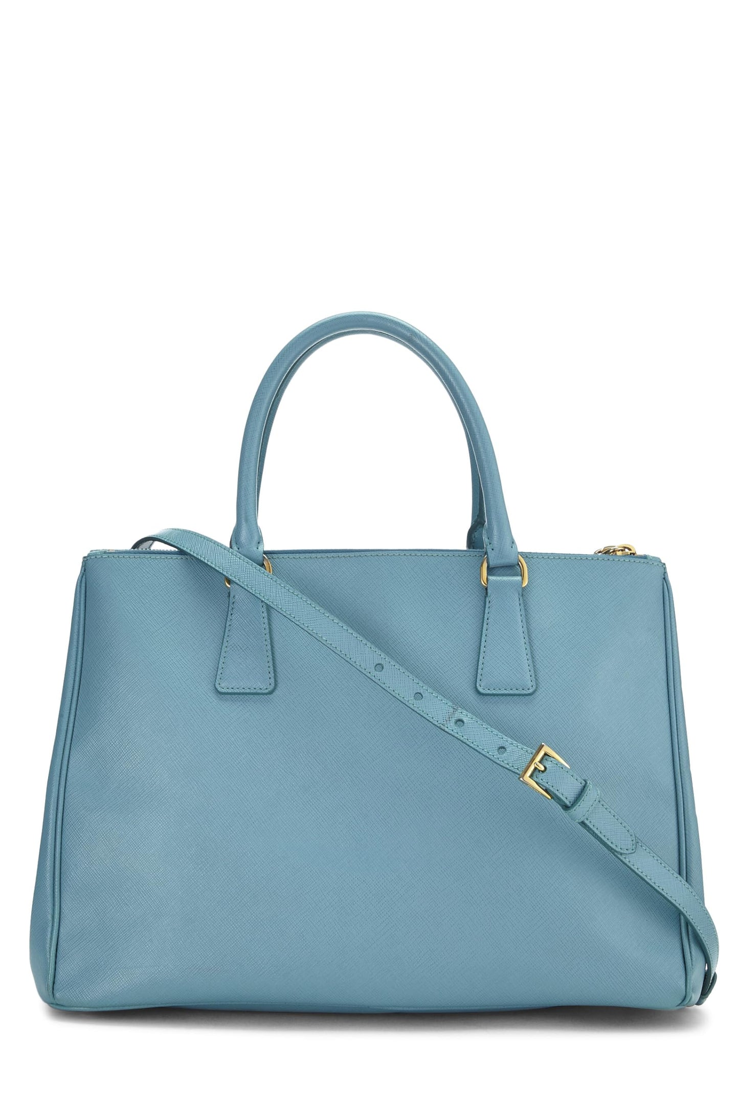 Prada, Blue Saffiano Executive Tote Medium, Blue