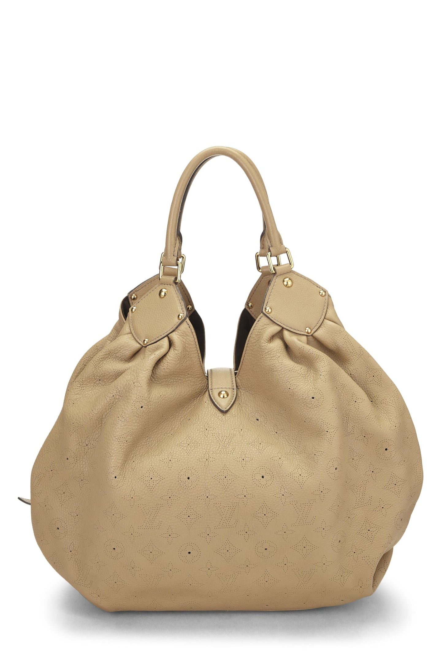 Louis Vuitton, Beige Monogram Mahina XL, Beige