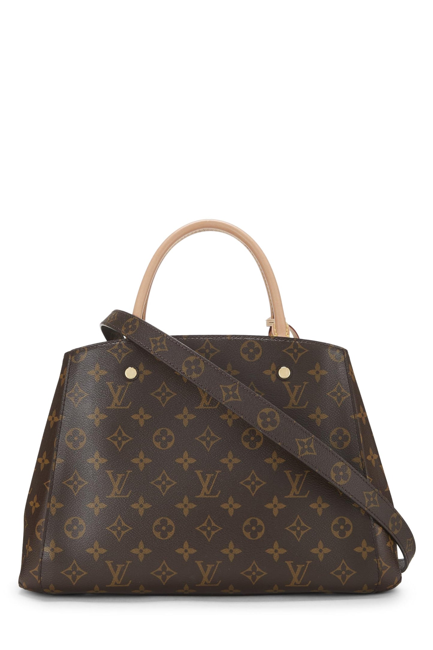 Louis Vuitton, Monogram Canvas Montaigne MM, Brown