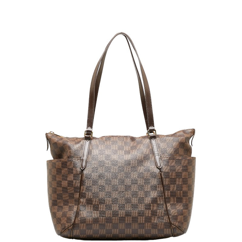 Louis Vuitton Damiere Toilet MM Shoulder Bag Brown PVC Leather Louis Vuitton