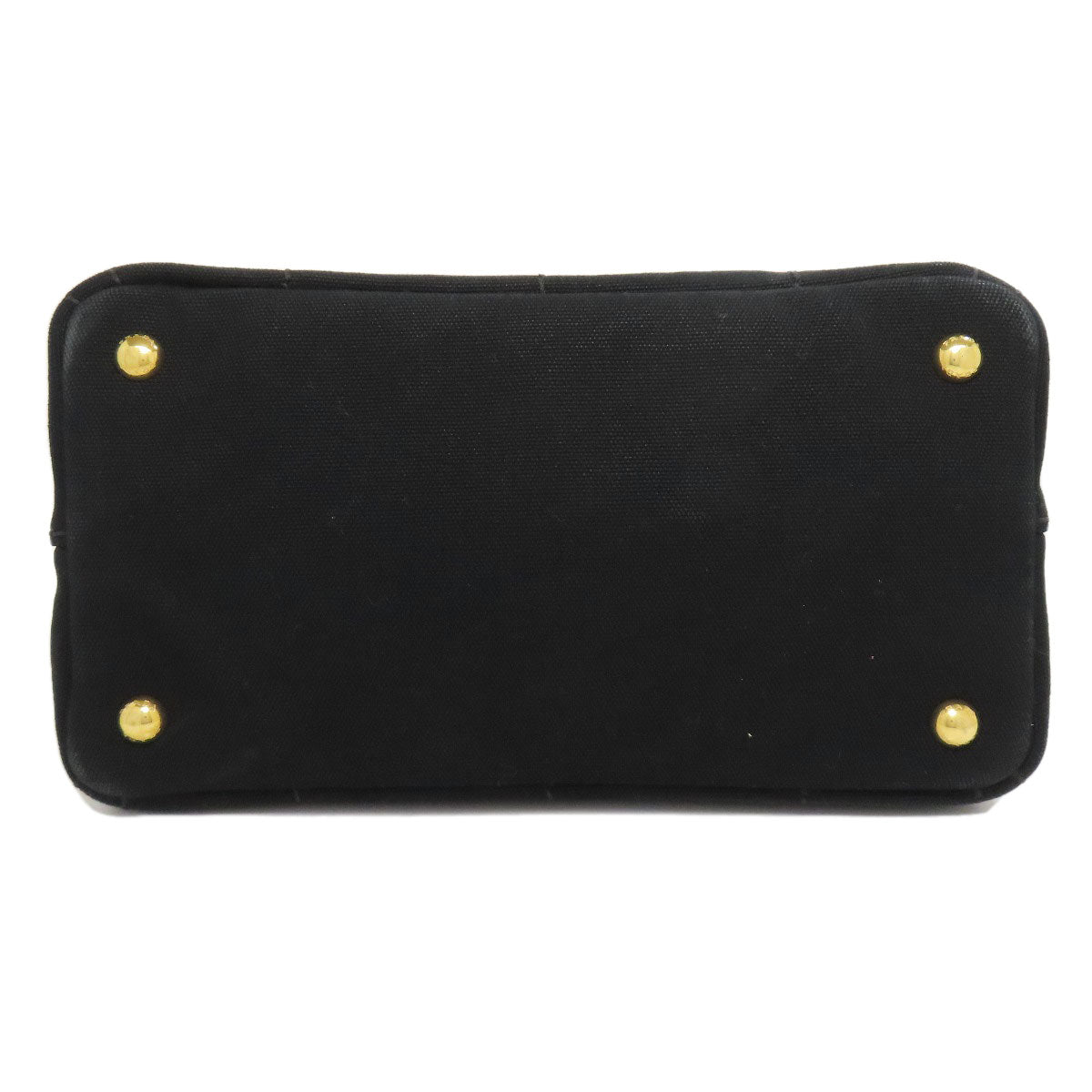 PRADA Handbag canvas black Canapa Mini