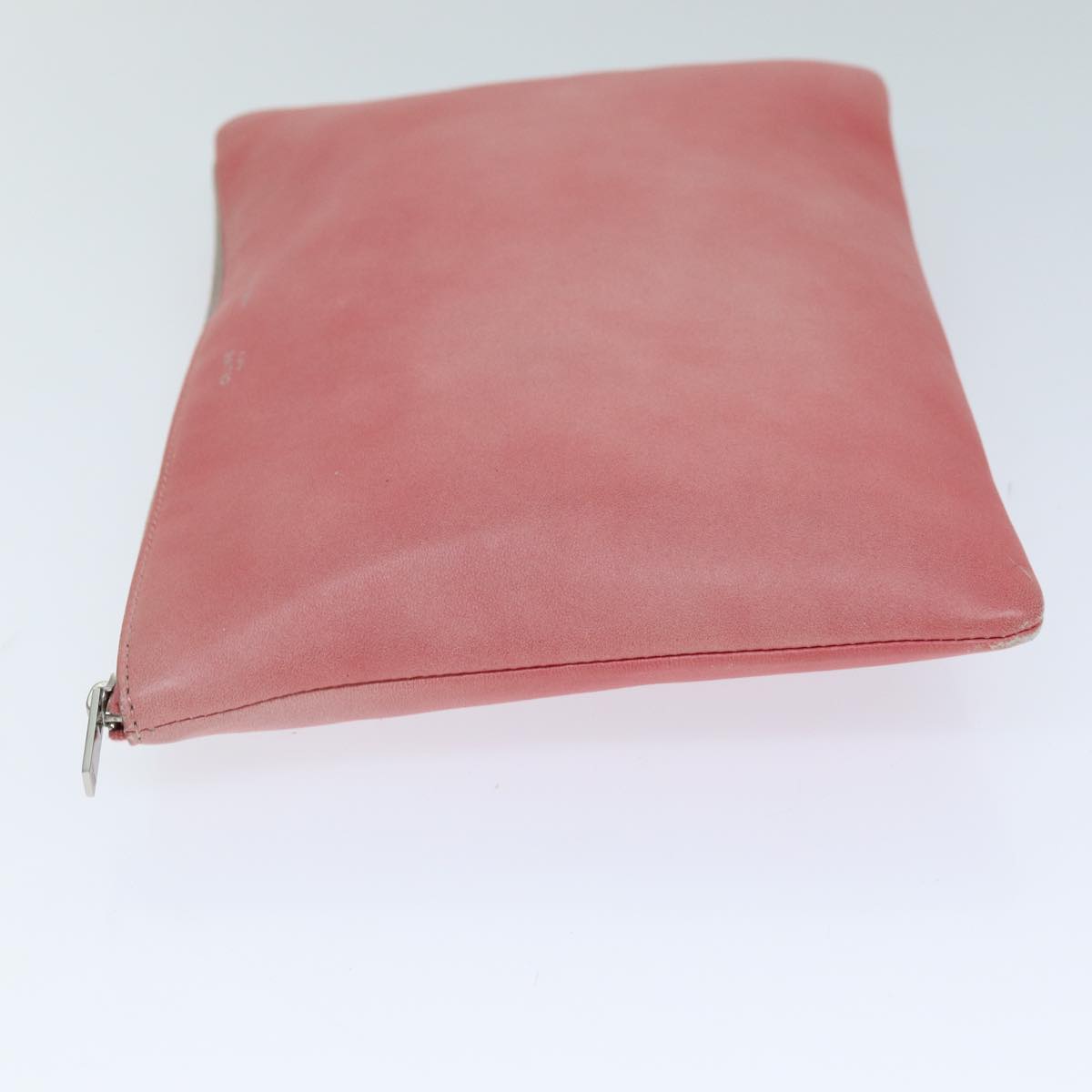 Luxury CELINE Clutch Bag Leather Pink 76410