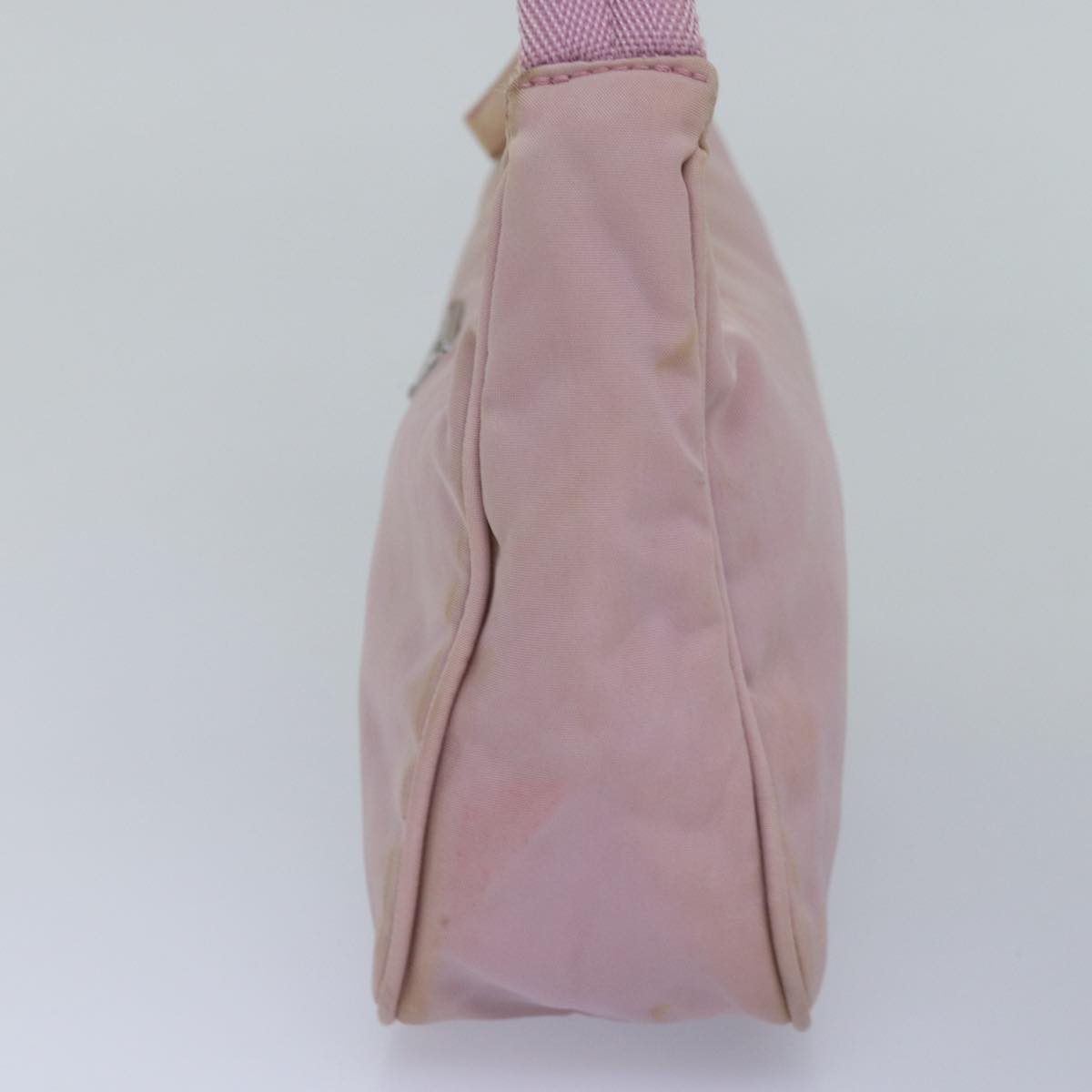 PRADA Hand Bag Nylon Pink Auth