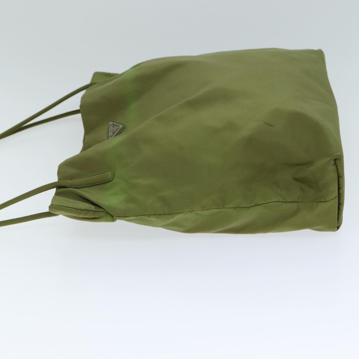 PRADA Tote Bag Nylon Khaki Auth