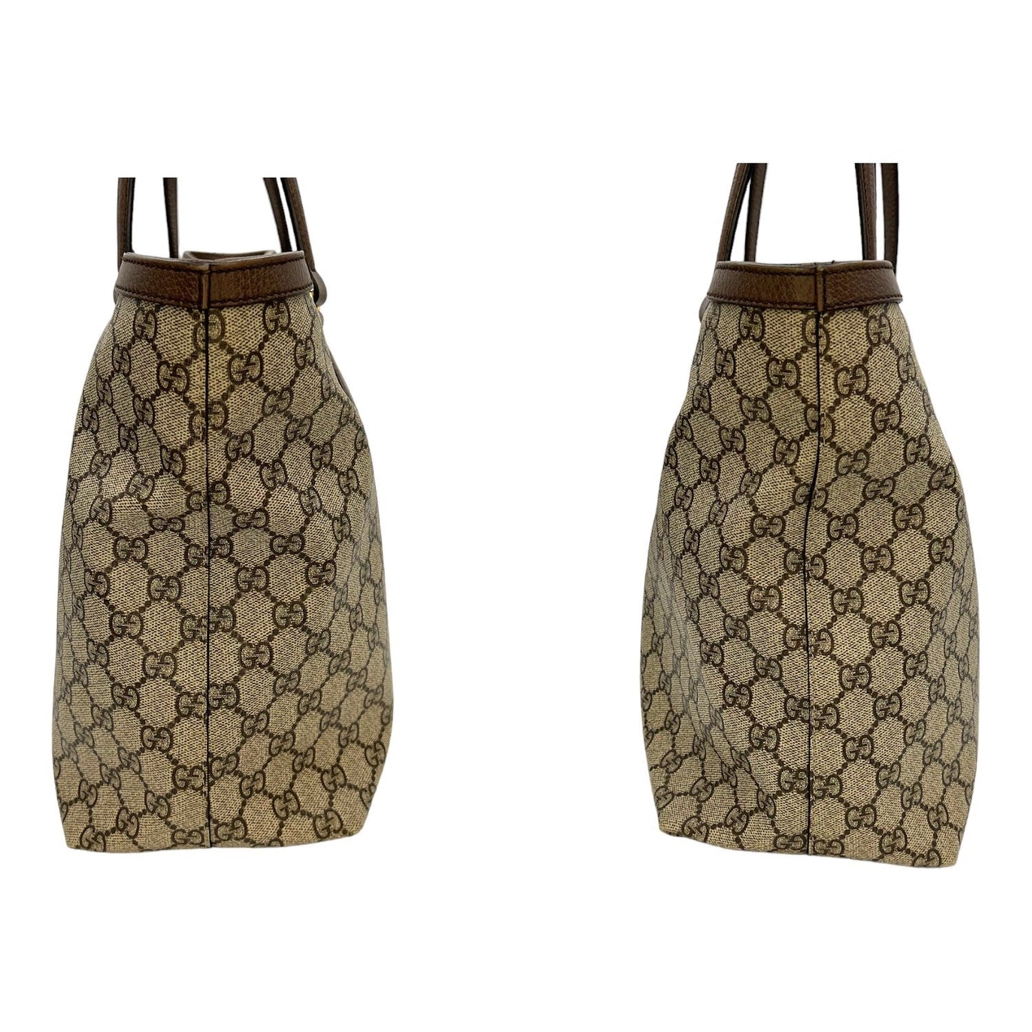 Gucci Leather Canvas Tote