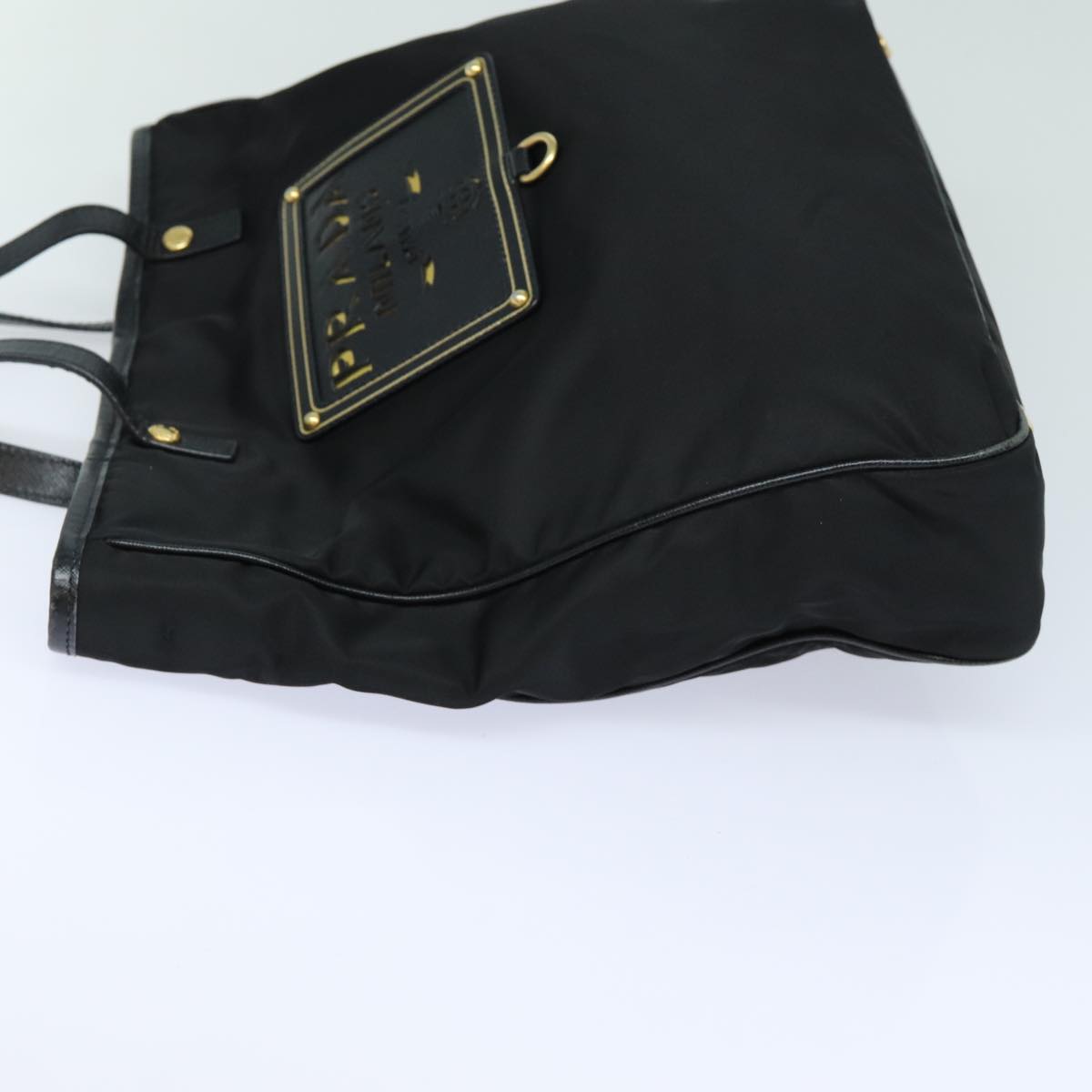 PRADA Tote Bag Nylon 2way Black Auth