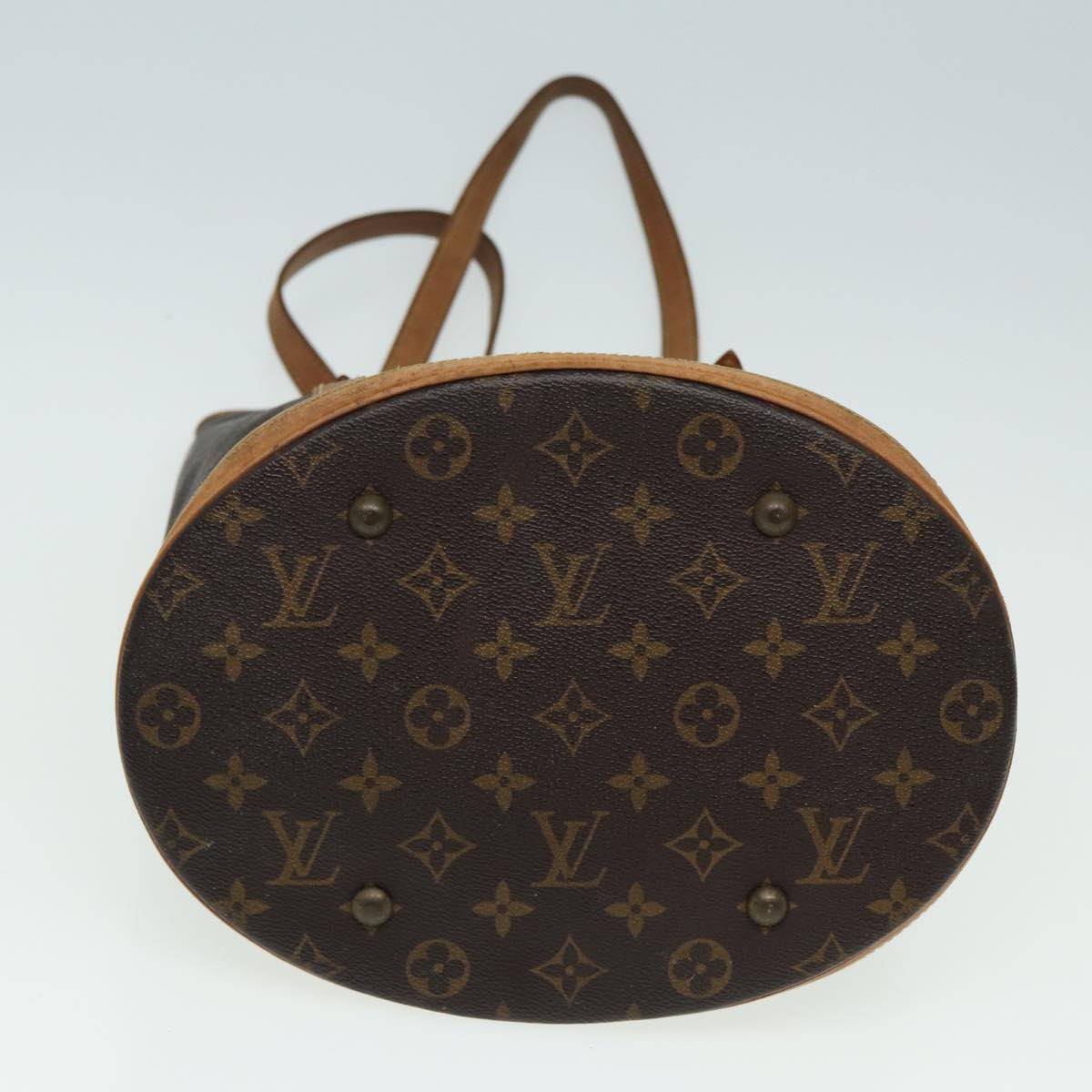 LOUIS VUITTON Monogram Bucket GM Shoulder Bag M42236 LV Auth 79916