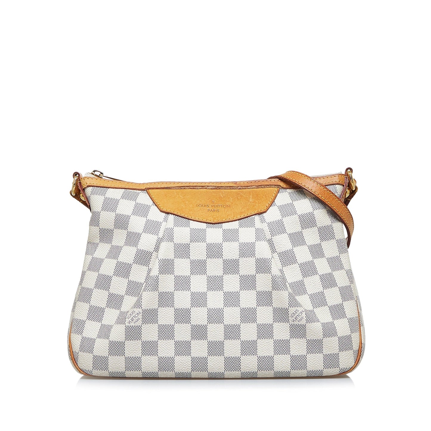 LOUIS VUITTON Damier Azur Sirac PM Crossbody Bag