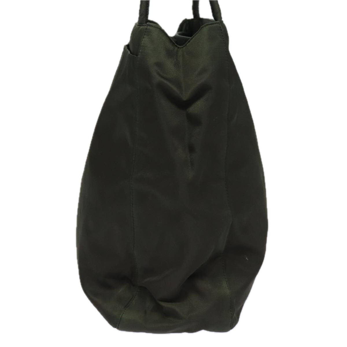 PRADA Shoulder Bag Nylon Khaki Auth