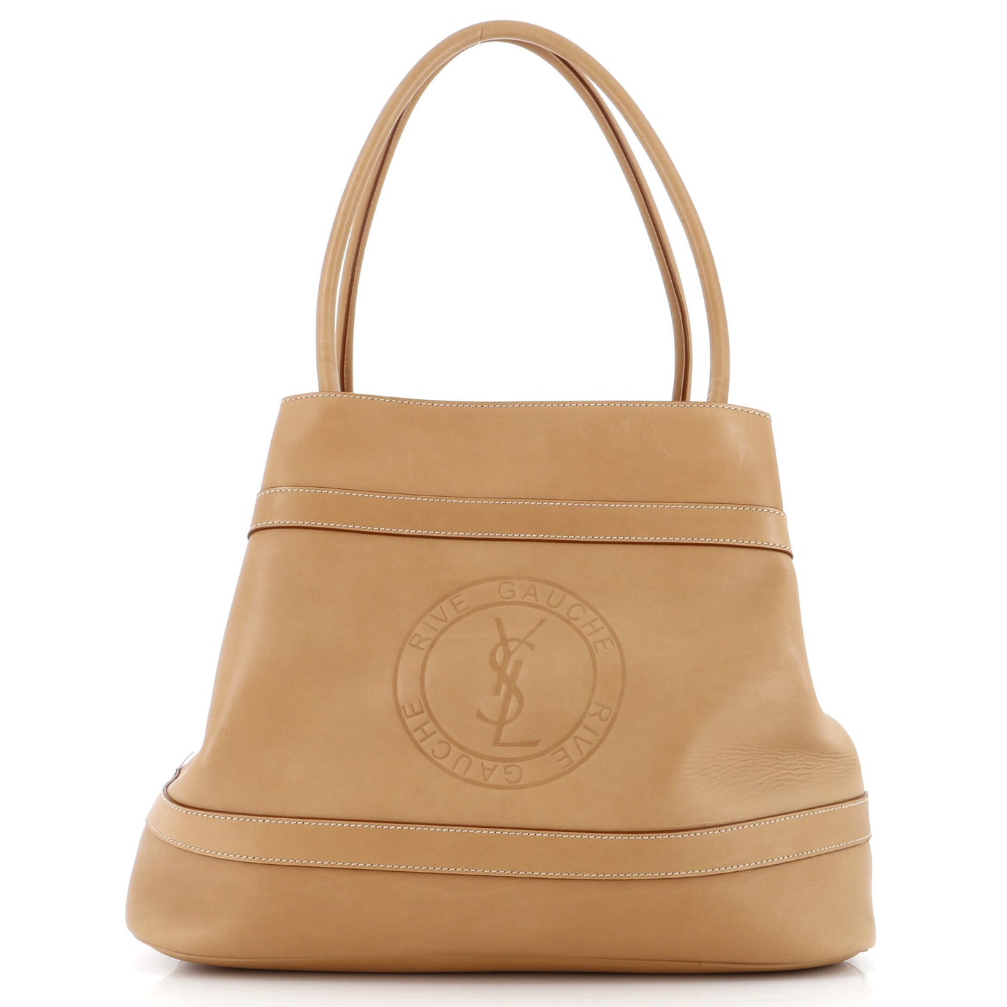 Luxury Saint Laurent Trending 2025 Rive Gauche Tote Bag Leather Large