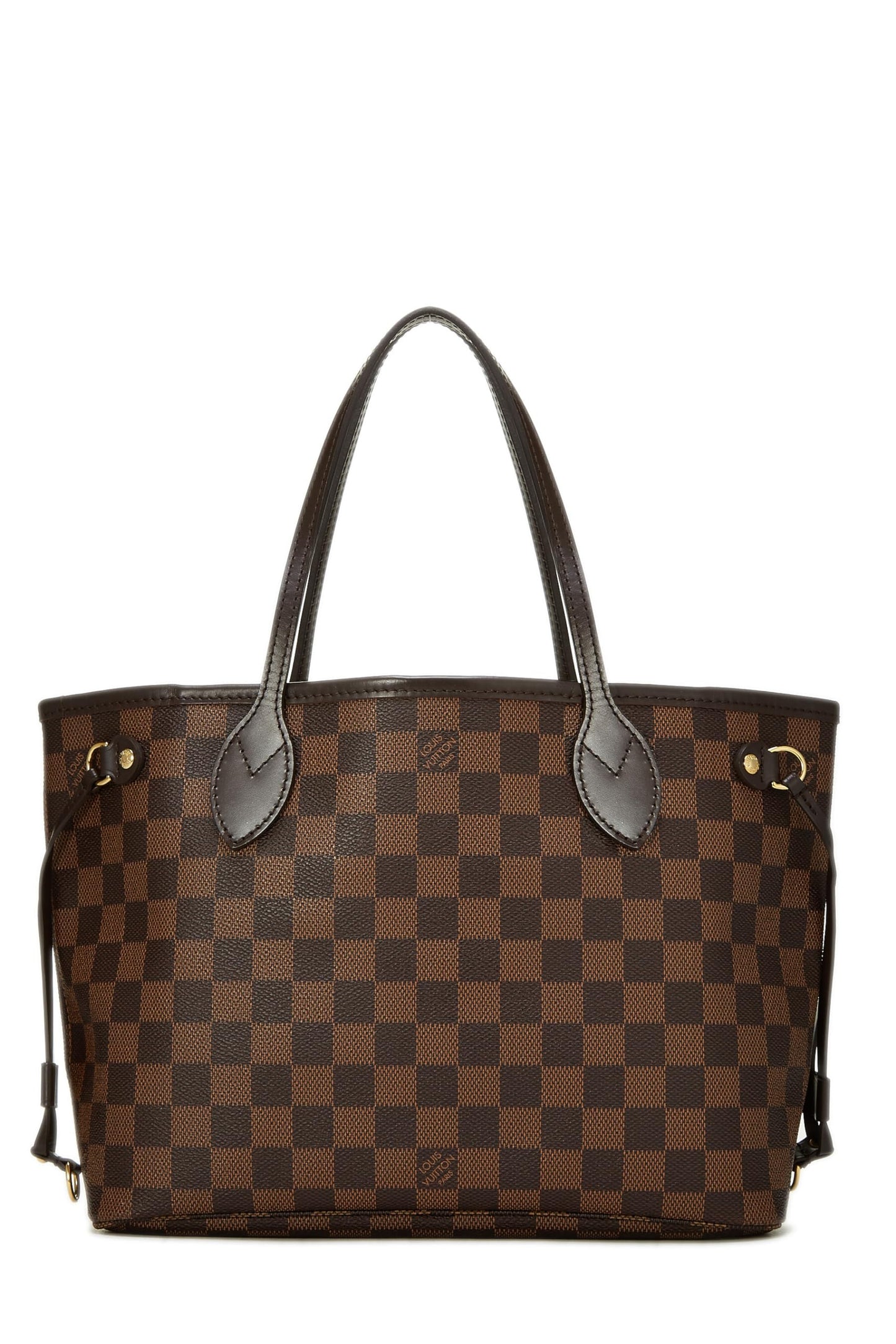 Louis Vuitton, Damier Ebene Neverfull PM, Brown