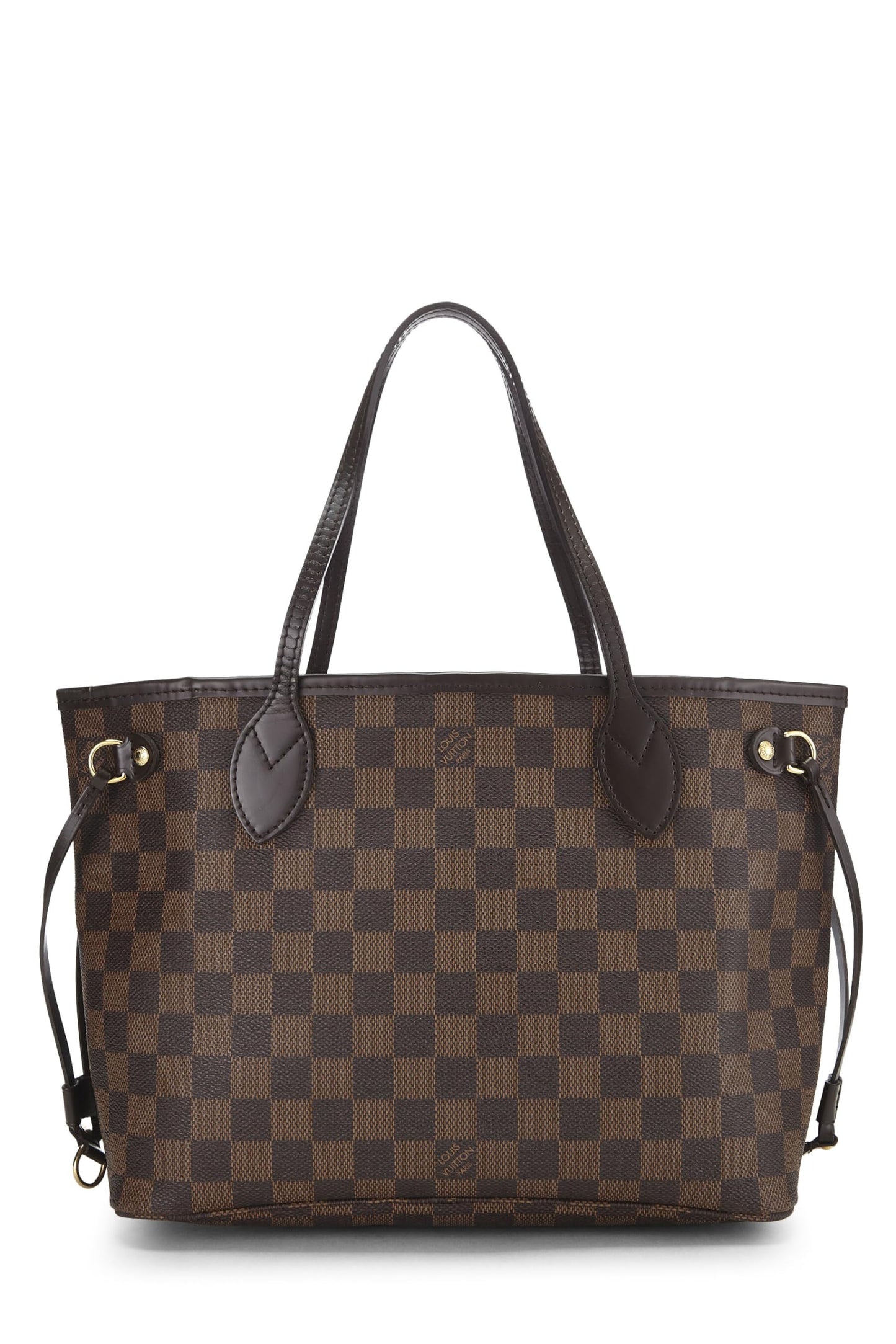 Louis Vuitton, Damier Ebene Neverfull PM, Brown