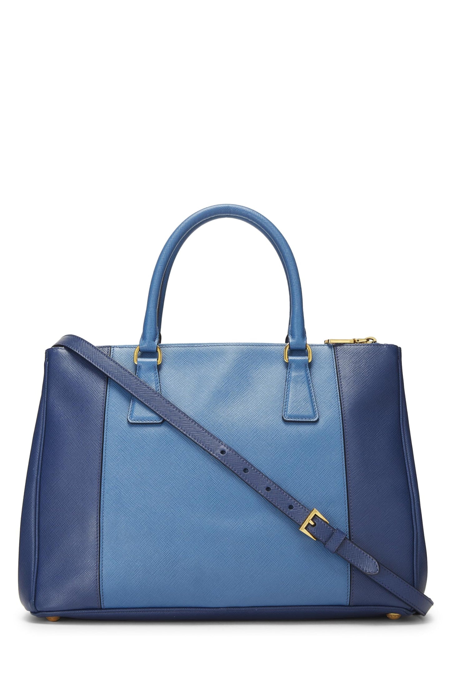 Prada, Blue Saffiano Executive Tote Medium, Blue