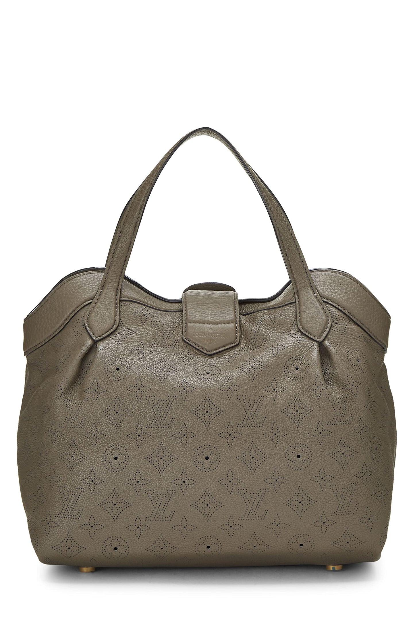 Louis Vuitton, Grey Monogram Mahina Sevres PM, Grey