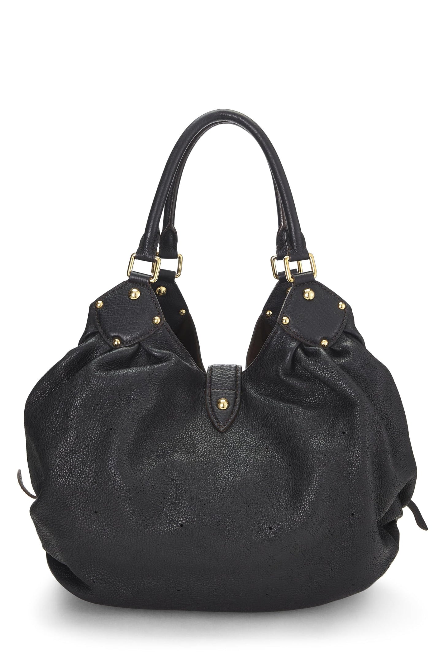 Louis Vuitton, Black Monogram Mahina Large, Black