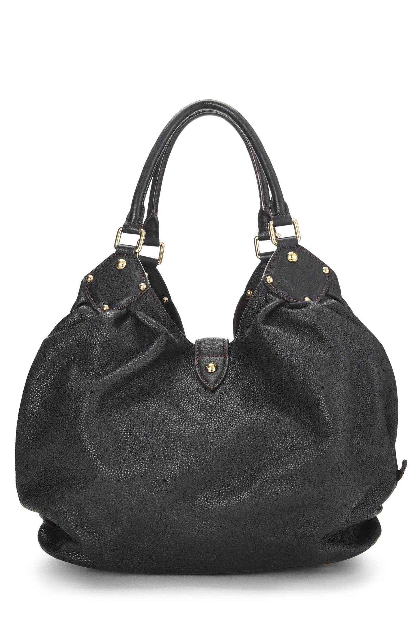 Louis Vuitton, Black Monogram Mahina Large, Black