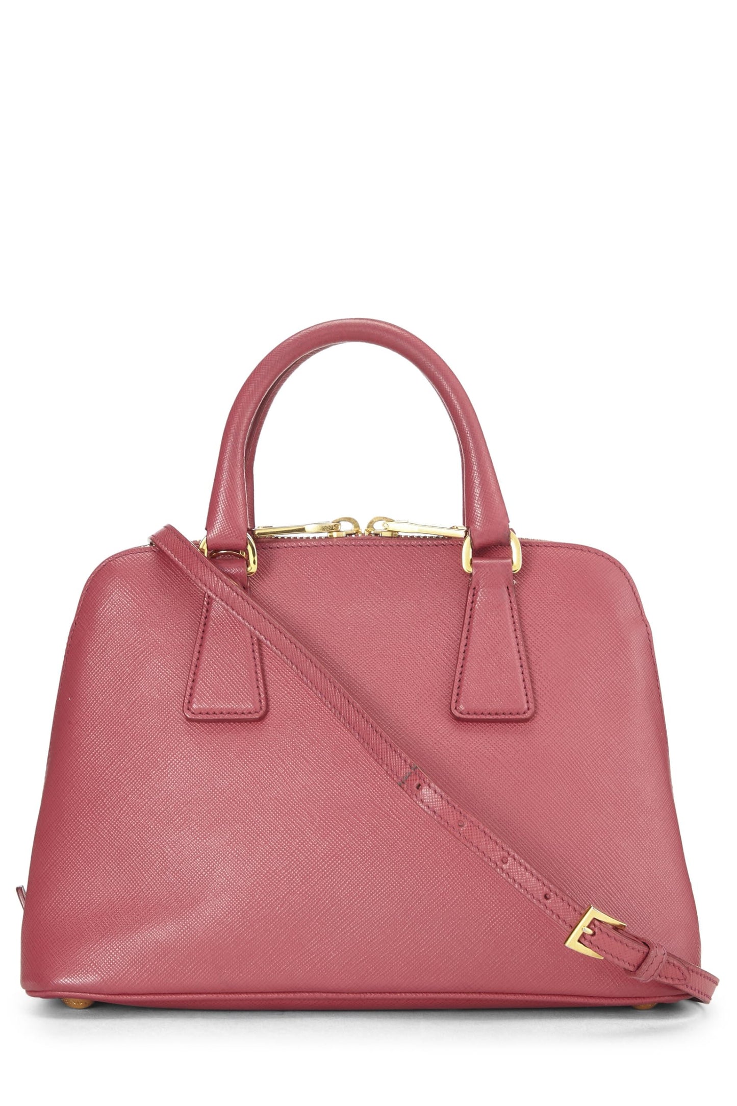 Prada, Pink Saffiano Promenade Small, Pink Luxury Handbag
