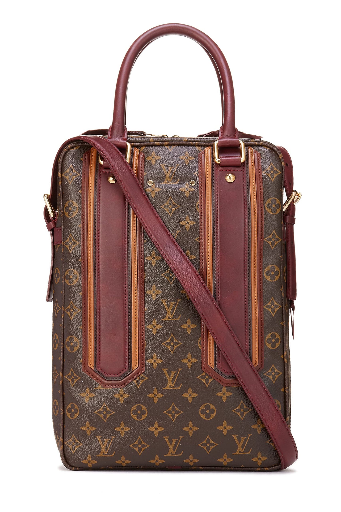 Louis Vuitton, Monogram Canvas Bequia Porte-Documents Vertical, Brown