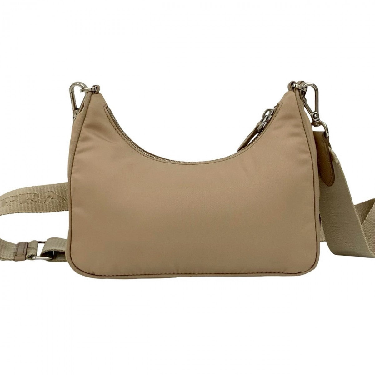 PRADA Shoulder Bag Nylon beige Re-Edition