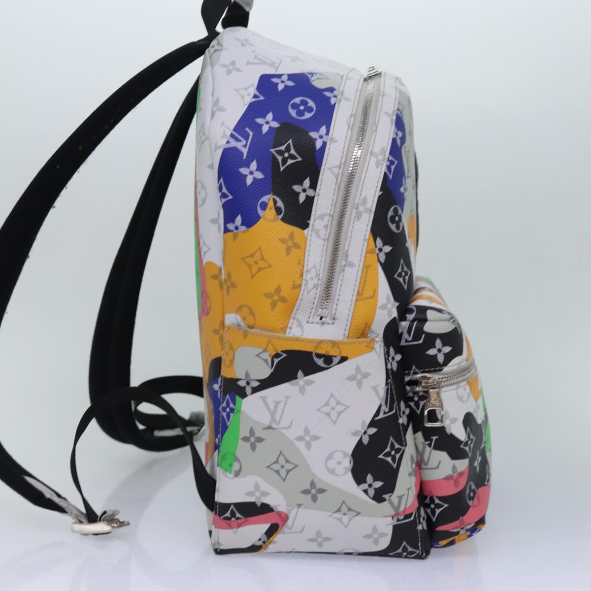 LOUIS VUITTON Monogram LV Portrait Discovery Backpack PM M46680 LV Auth 82747A