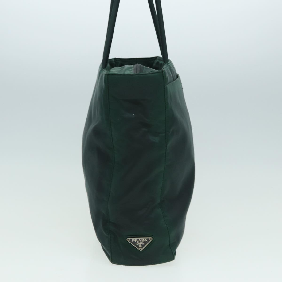 PRADA Tote Bag Nylon Green Auth