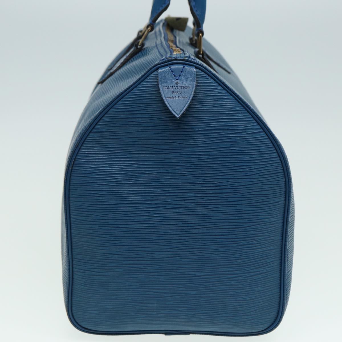 LOUIS VUITTON Epi Hand Bag Toledo Blue M42995 LV Auth 83022