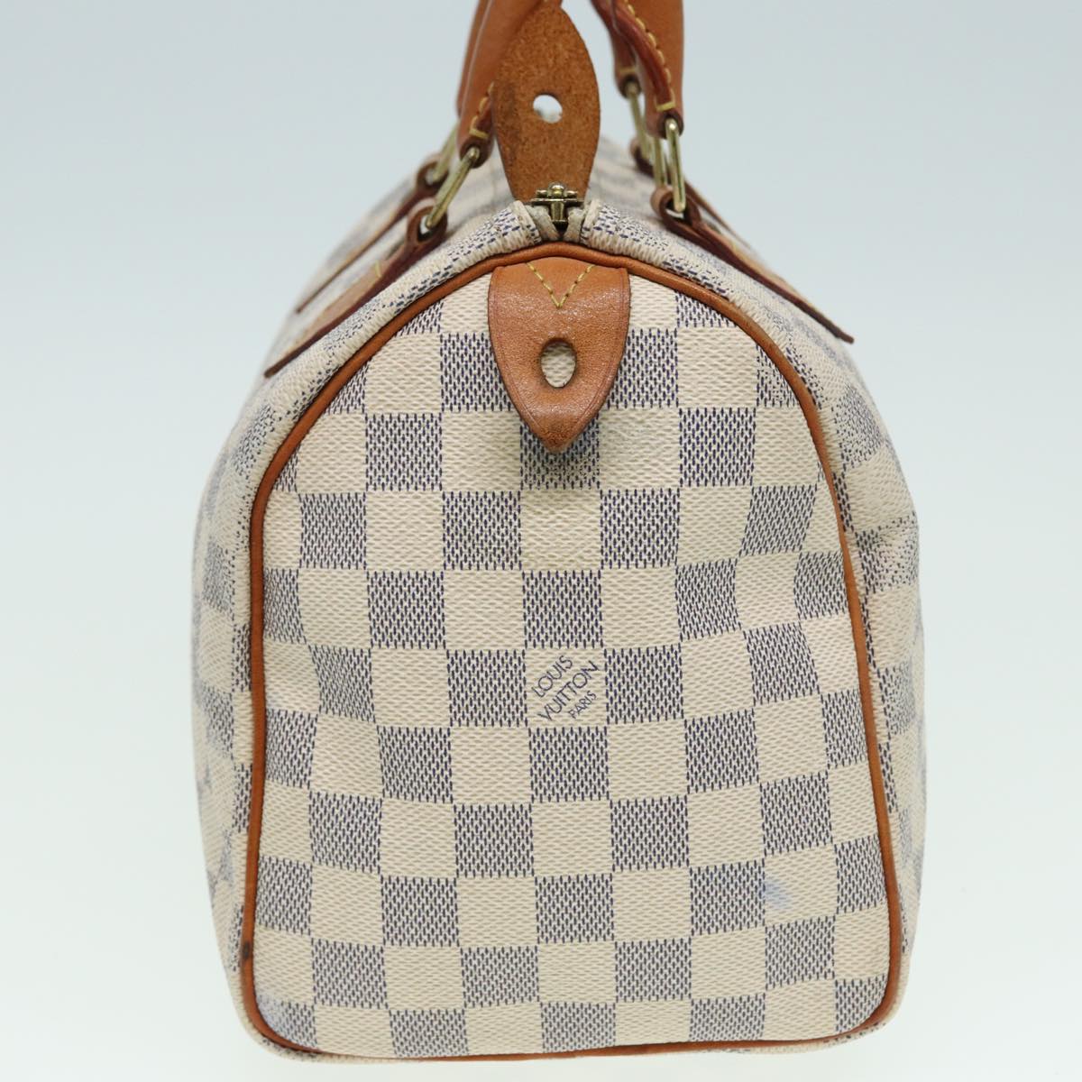 LOUIS VUITTON Damier Azur Hand Bag N41534 LV Auth 83072