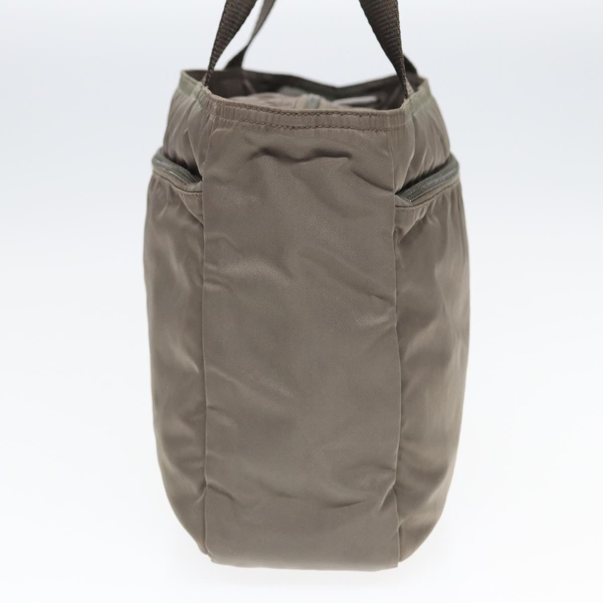 PRADA Tote Bag Nylon Khaki Auth