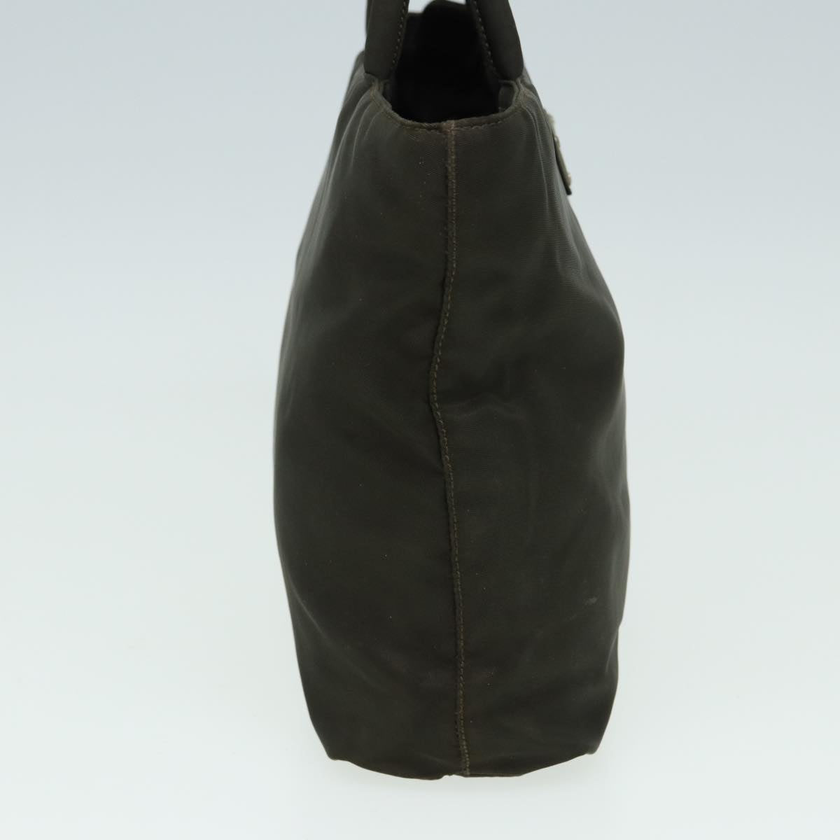 PRADA Hand Bag Nylon Khaki Auth