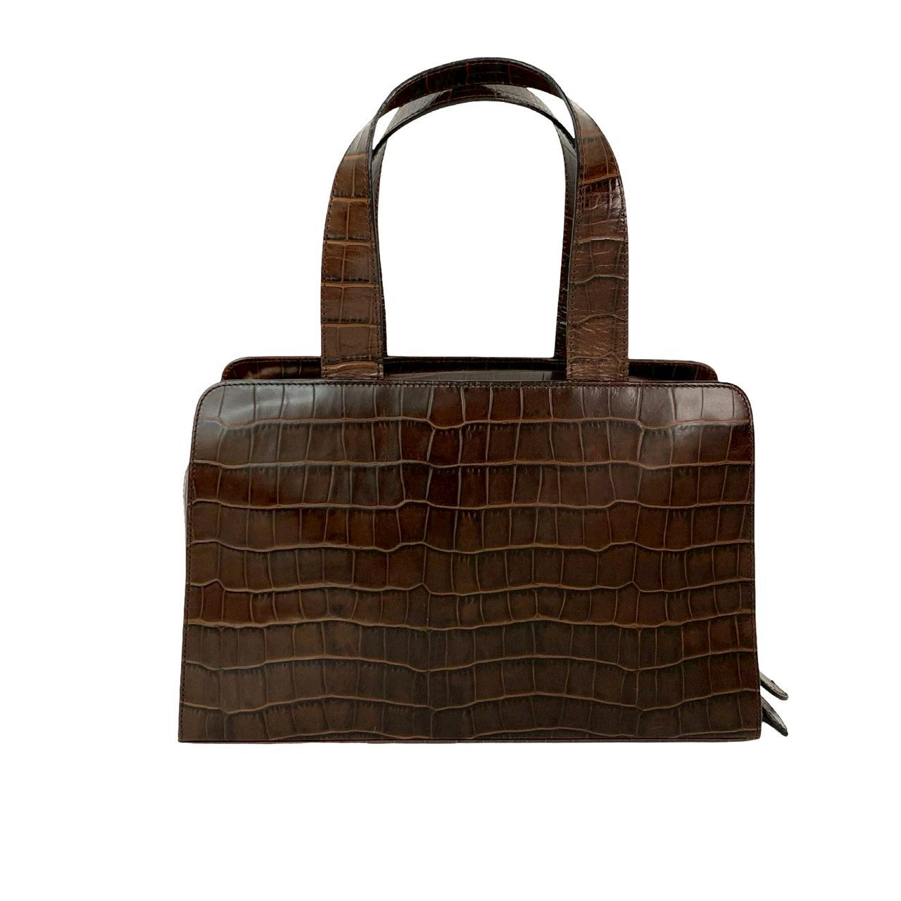 YVES SAINT LAURENT Handbag leather Brown