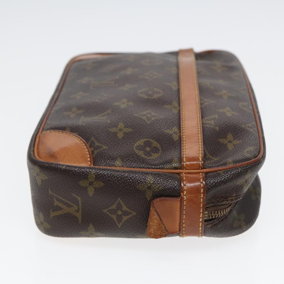 LOUIS VUITTON Monogram Compiegne 28 Clutch Bag M51845 LV Auth 84142