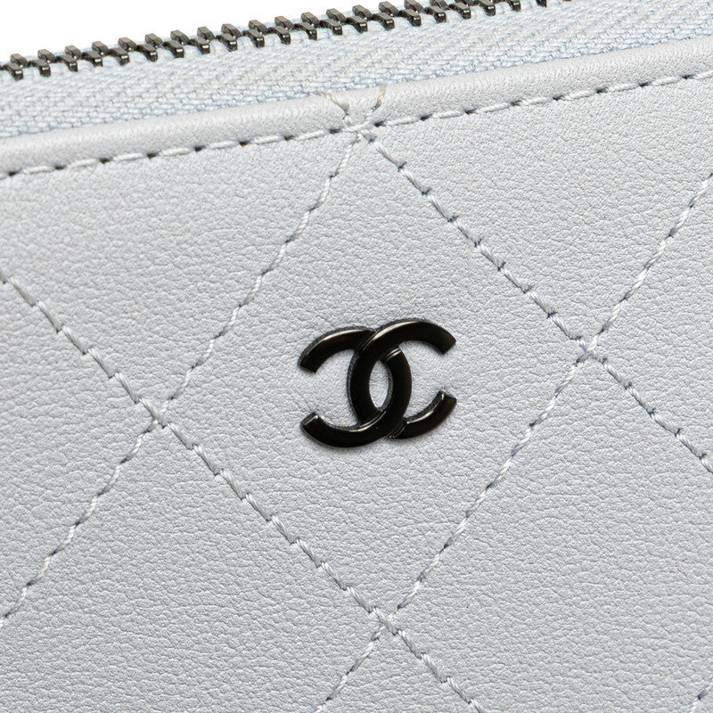 Chanel Matelasse Coco Mark Leather Card Case Handbag
