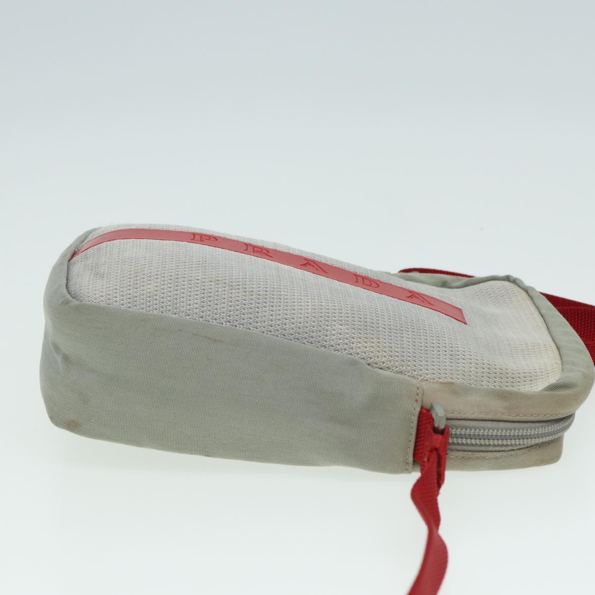 PRADA Sports Shoulder Bag Nylon Gray Auth