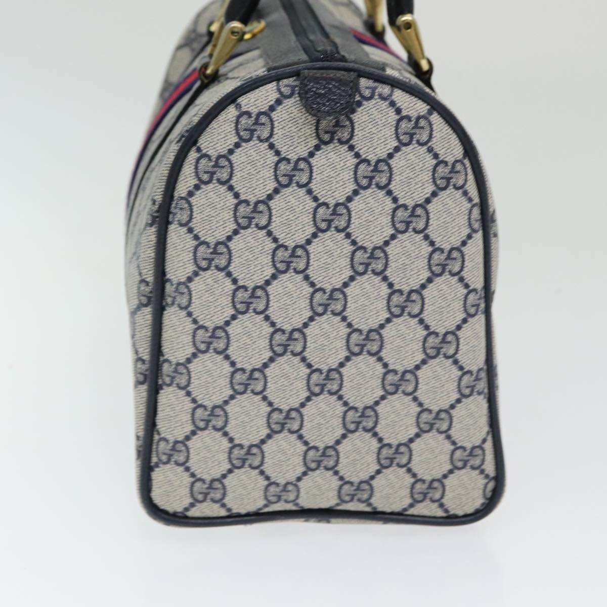 Gucci Leather Canvas Handbag